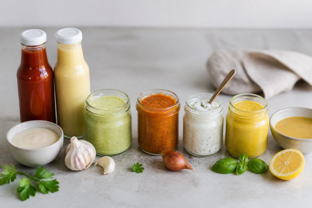 Alternatives saines aux sauces industrielles