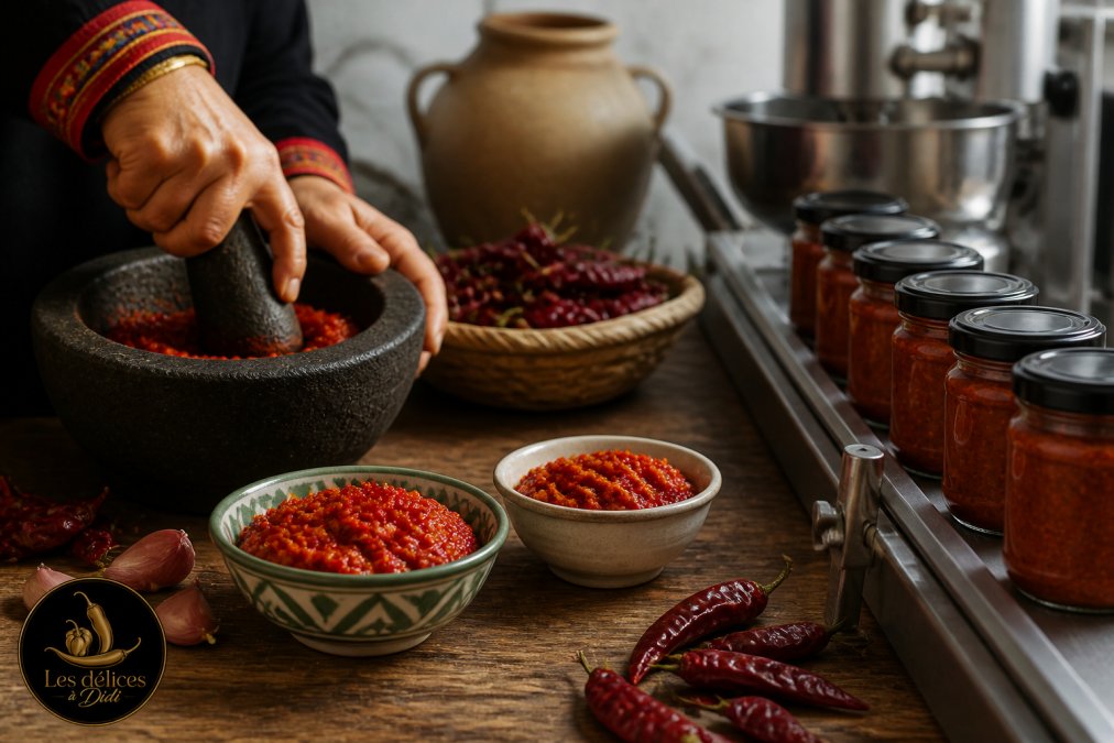Harissa artisanale vs industrielle : guide complet