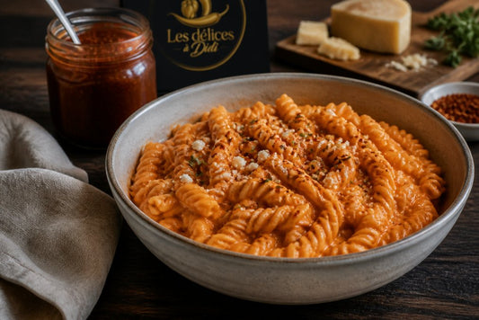 Sauce harissa crémeuse pour pâtes : la recette