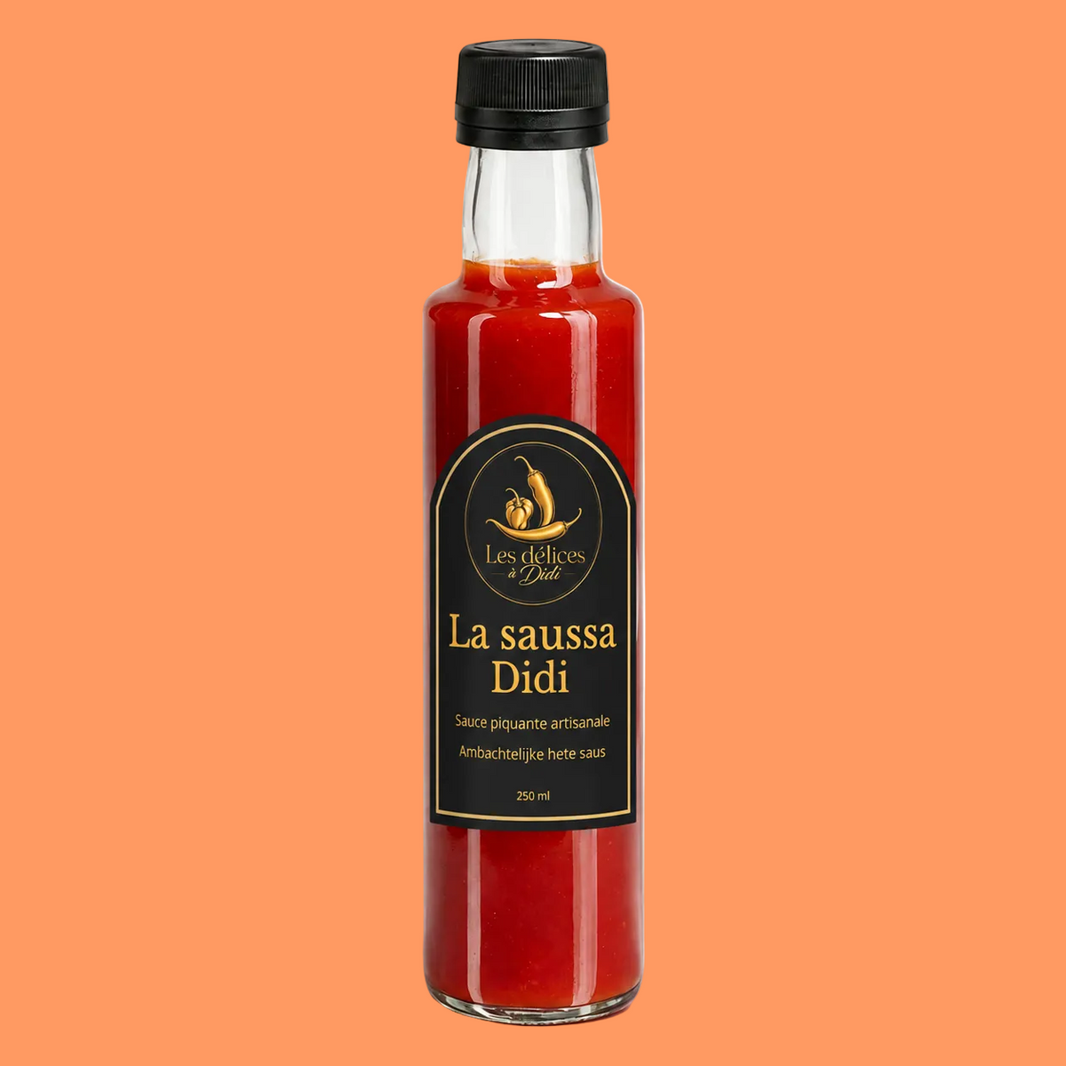 La Saussa Didi, c'est du poivron, de la carotte, du jus de citron vert, de l’ail, un peu de sel et bien sûr du piment Habanero (35%). Accompagne la viande grillée (rouge et blanche) et le poisson.